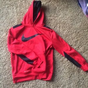 Red Nike sweatshirt